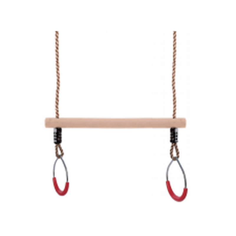 Hardwood Kids Fitness Trapes Swing