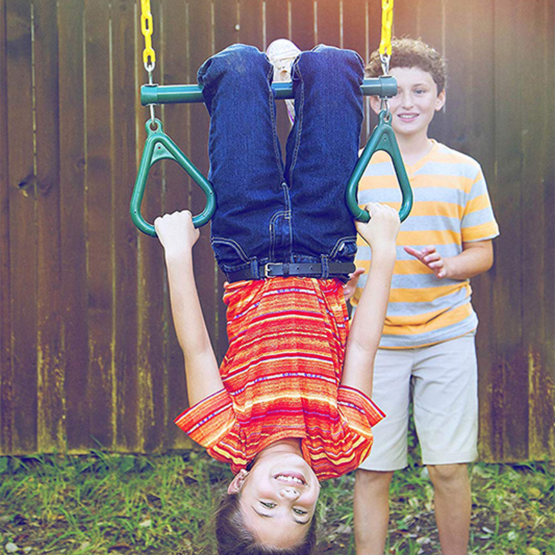 Skoggrønn Iron Chain Kids Swing Trapes